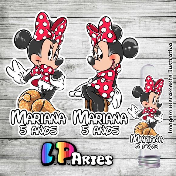 Aplique Minnie Vermelha