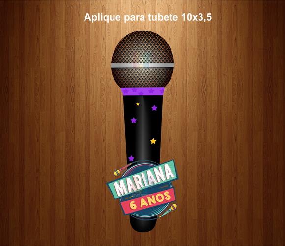Aplique Microfone Cúmplices de Um Resgat