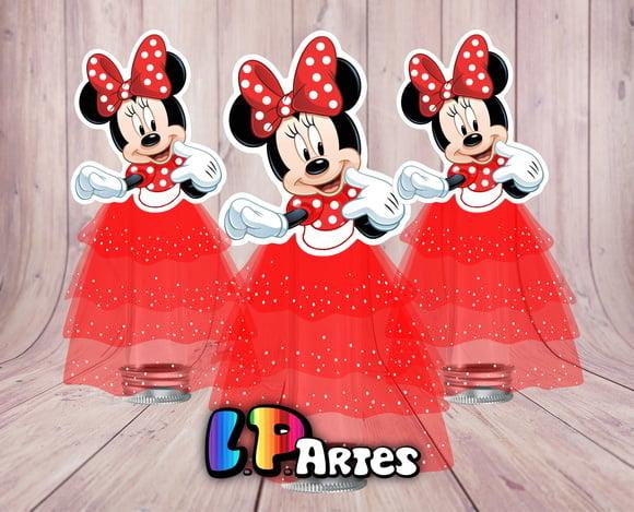 Aplique para Tubete Busto Corpo Minnie