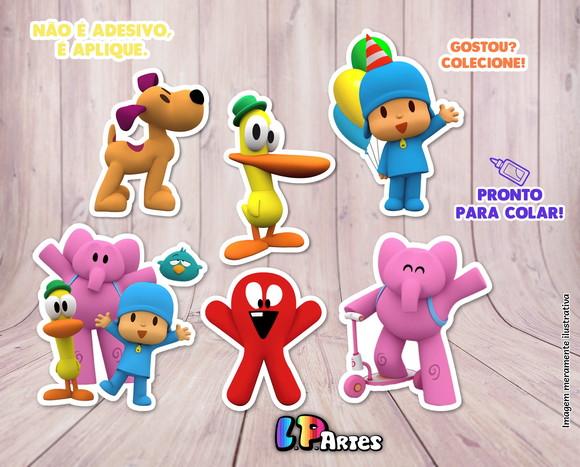 Aplique Pocoyo - 9 cm