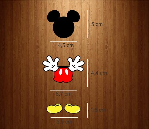 Aplique Tubete Mickey