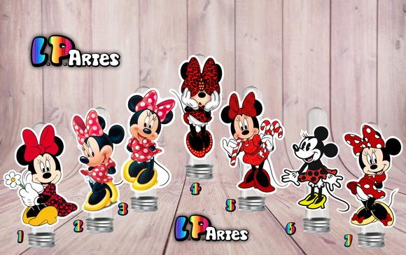 Aplique Tubete Minnie Vermelha