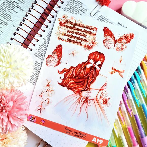 Cartela Adesiva Devocional - A19