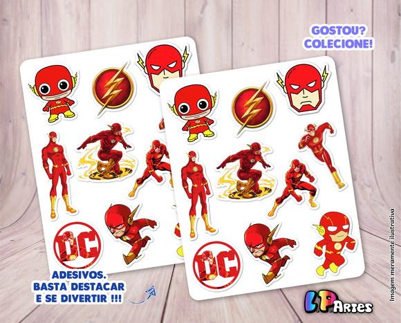 Cartela de Adesivos -flash