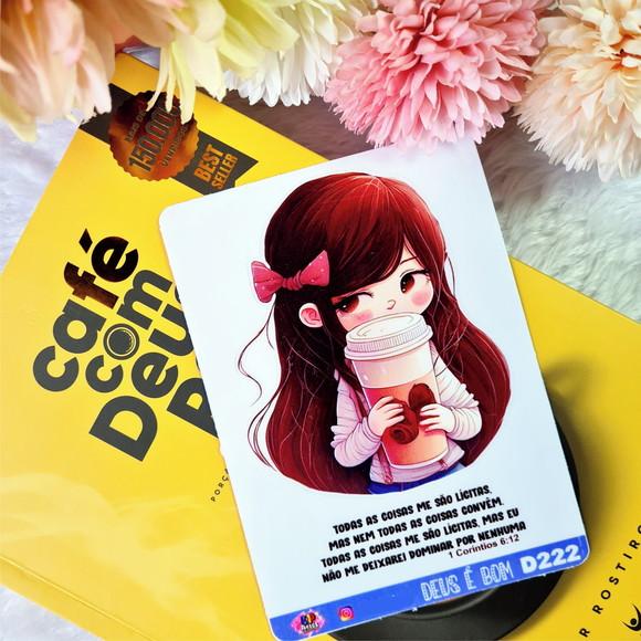 Cartela de Adesivos Transparente - Devocionais