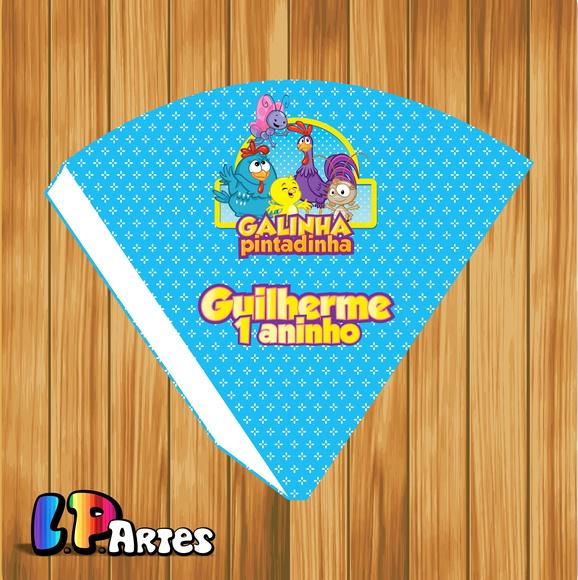 Cone Personalizado Galinha Pintadinha