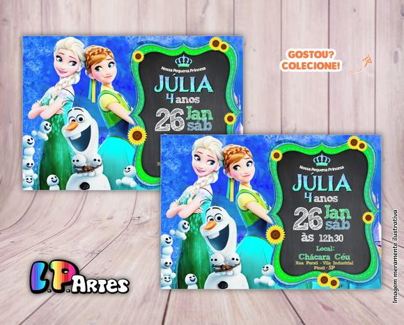 Convite - Frozen Fever
