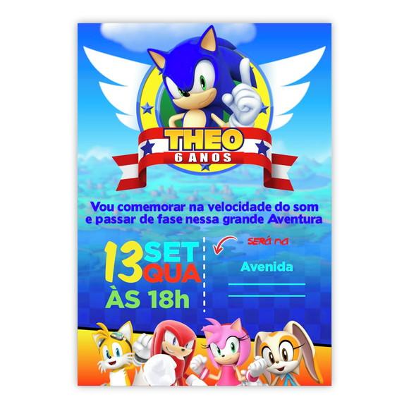 Convite Digital - SONIC