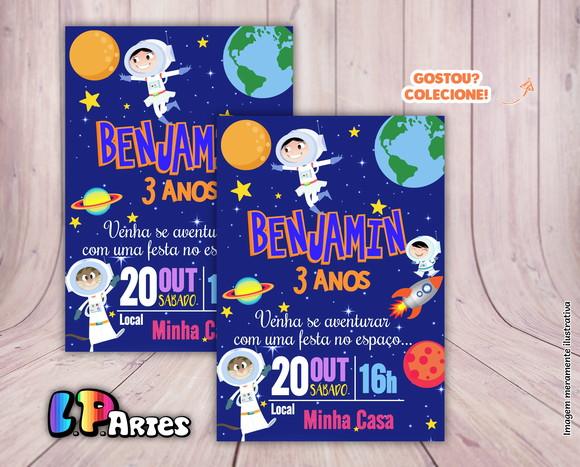 Convite o Show da Luna - Astronauta