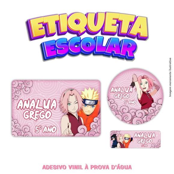Kit Etiqueta Escolar em Vinil - Sakura