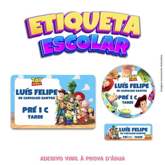 Kit Etiqueta Escolar em Vinil - Toy Story