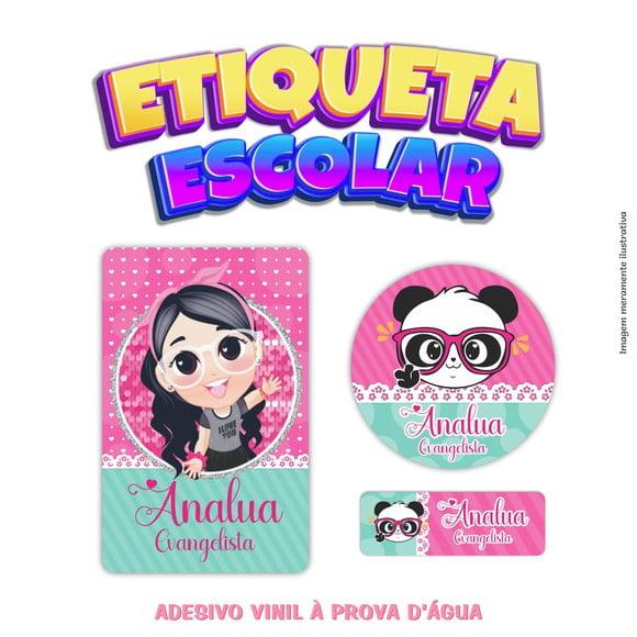 Kit Etiqueta Escolar em Vinil- Luluca