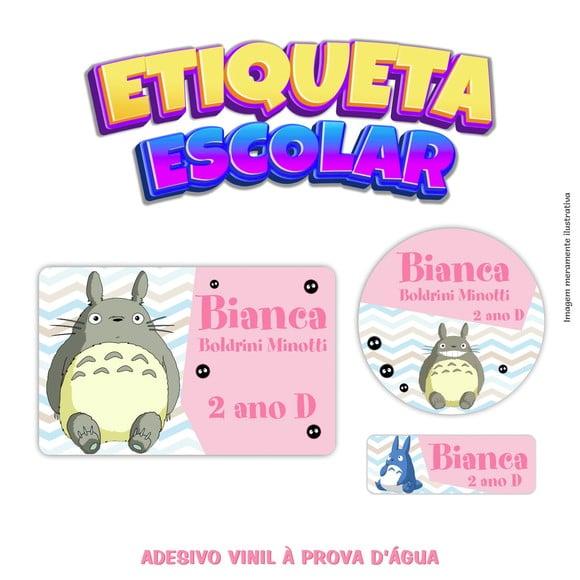 Kit Etiqueta Escolar em Vinil- Totoro