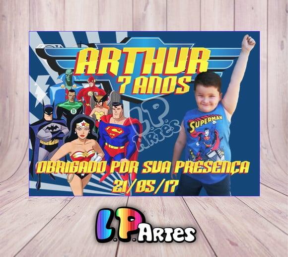 Lembrancinha com Imã - Liga da Justiça