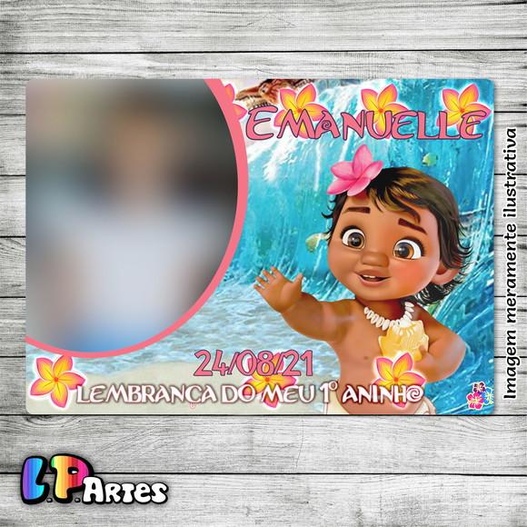 Lembrancinha com Imã - Moana Baby
