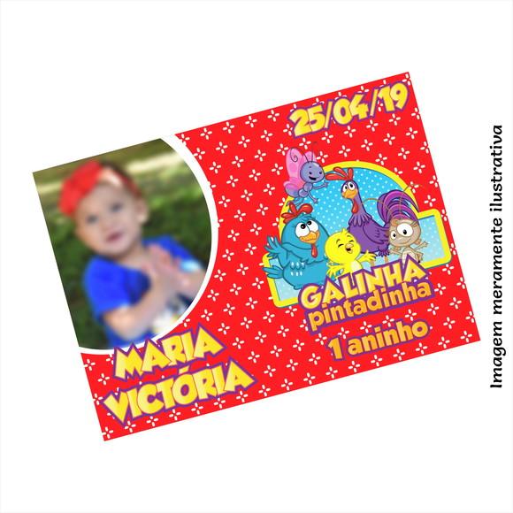 Lembrancinha com Imã Galinha Pintadinha Vermelha