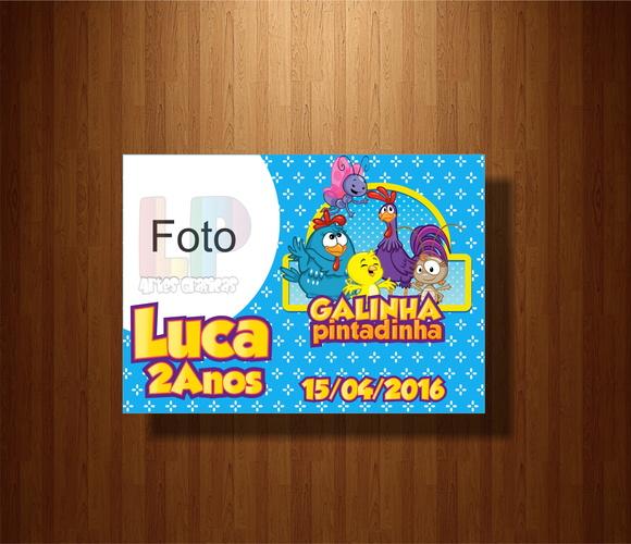 Lembrancinha Galinha Pintadinha - Imã