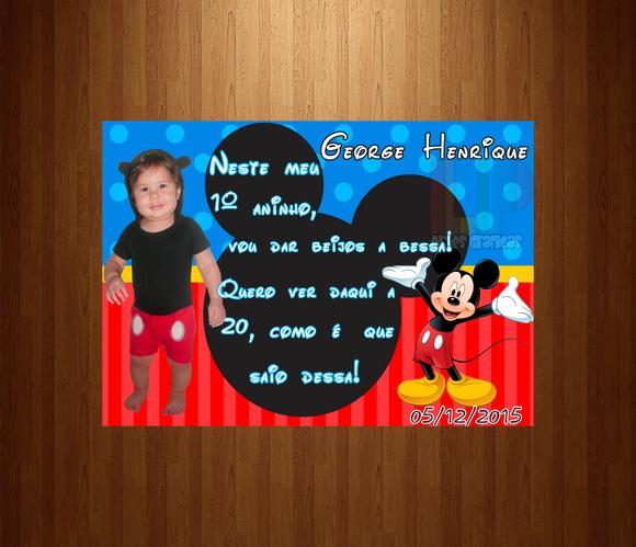 Lembrancinha Imã - Mickey Mouse