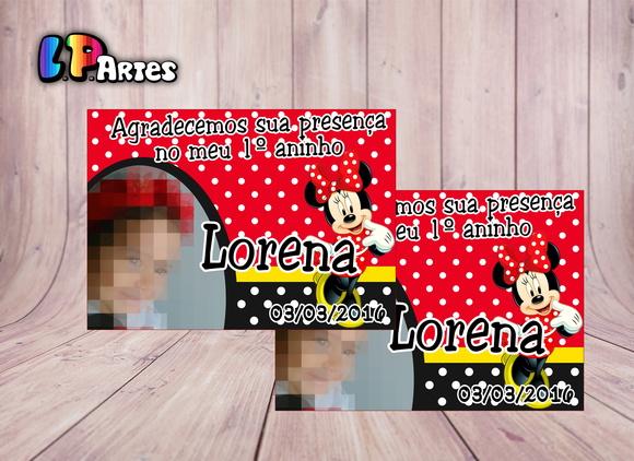 Lembrancinha Imã de Geladeira - Minnie