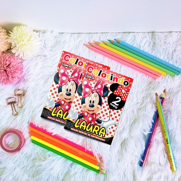 Livrinho Colorir - Minnie Vermelha