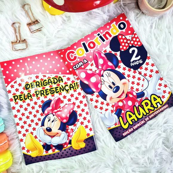 Livrinho Colorir - Minnie Vermelha