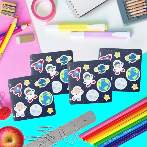 Livrinho Colorir + Cartela Adesiva - Astronauta