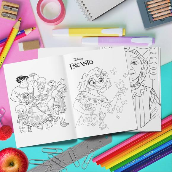 Livrinho Colorir + Cartela Adesiva - Encanto