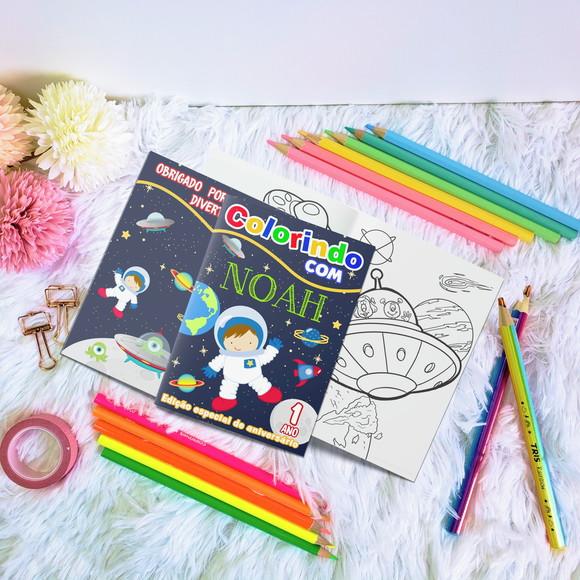 Livro de Colorir - Astronauta
