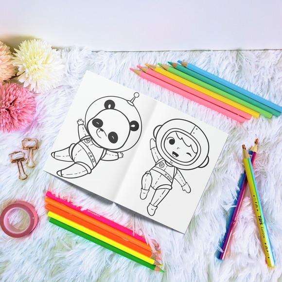 Livro de Colorir - Astronauta 2