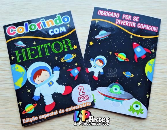 Livro de Colorir - Astronauta