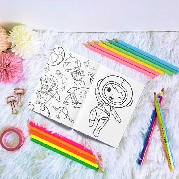 Livro de Colorir - Astronauta 2
