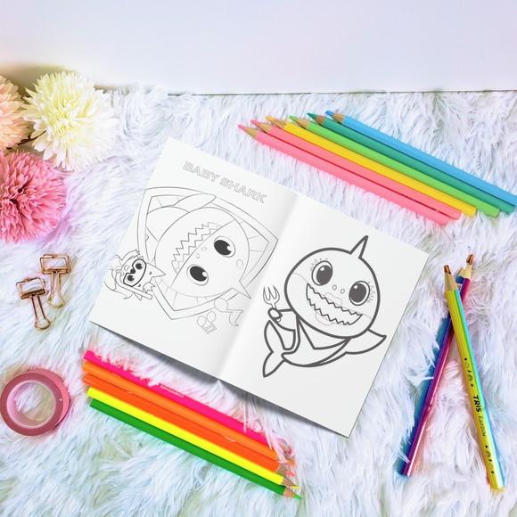 Livro de Colorir - Baby Shark