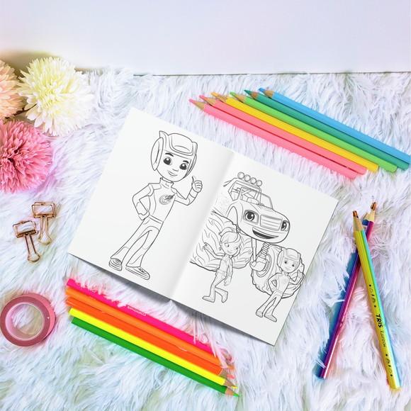 Livro de Colorir - Blaze And The Monster