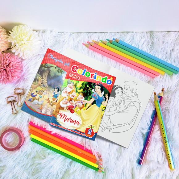 Livro de Colorir - Branca de Neve