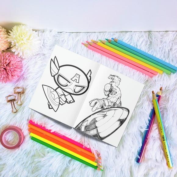Livro de Colorir - Capitão América