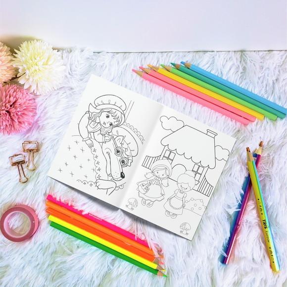Livro de Colorir - Chapeuzinho Vermelho