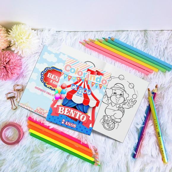 Livro de Colorir - Circo Menino