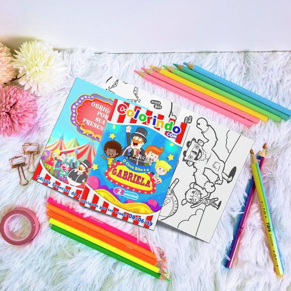 Livro de Colorir - Circo do Bita