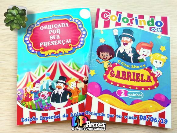 Livro de Colorir - Circo do Bita