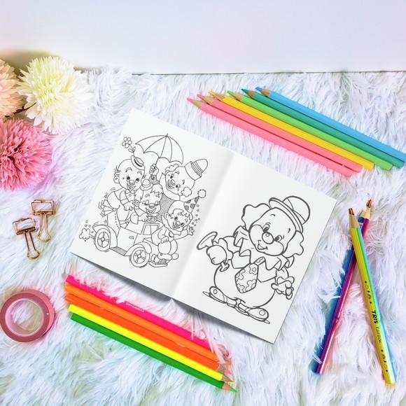 Livro de Colorir - Circo Rosa