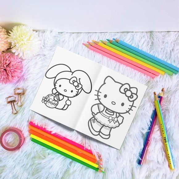 Livro de Colorir - Hello Kitty