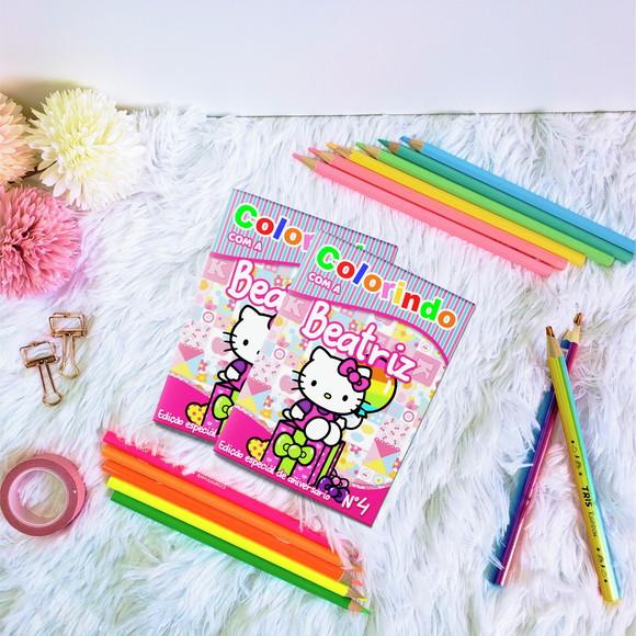 Livro de Colorir - Hello Kitty