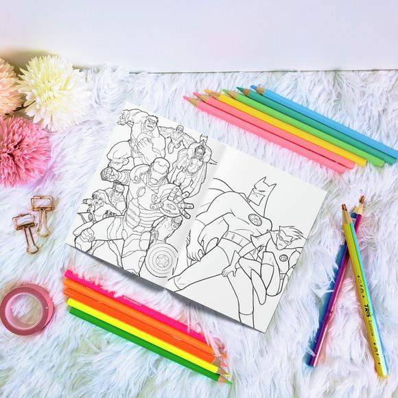 Livro de Colorir - Heróis