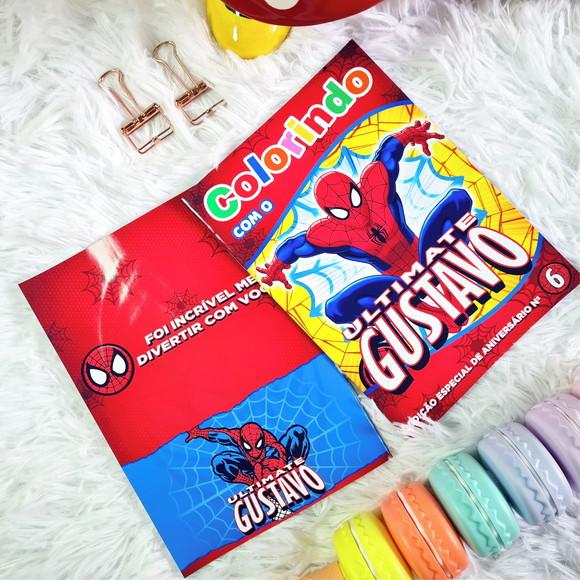 Livro de Colorir - Homem Aranha