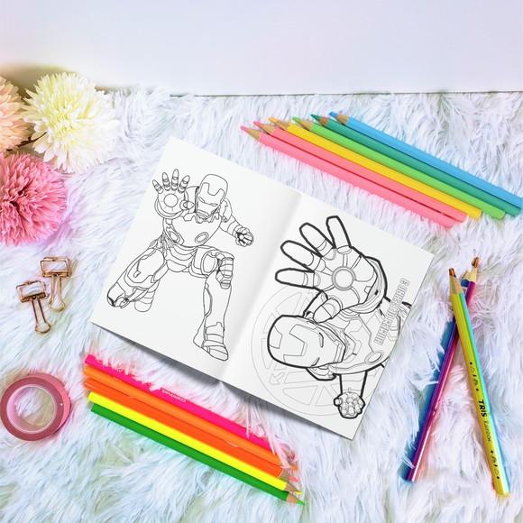 Livro de Colorir - Homem de Ferro Iron Man