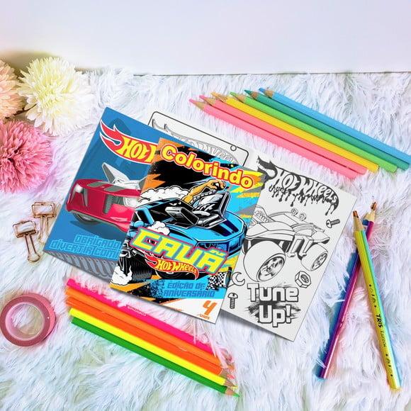 Livro de Colorir - Hot Wheels