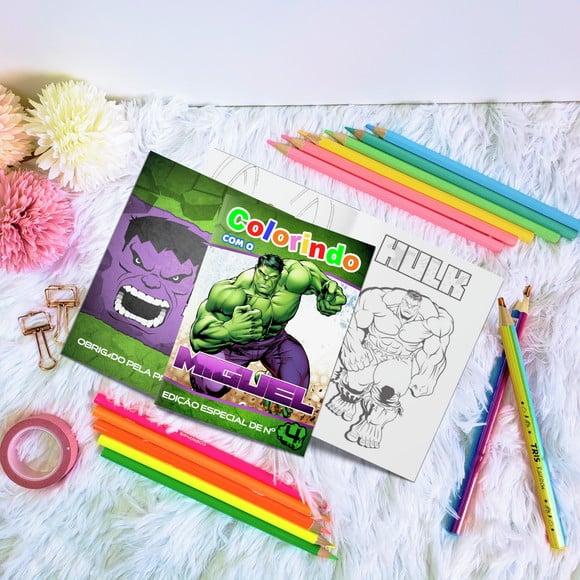 Livro de Colorir - Hulk