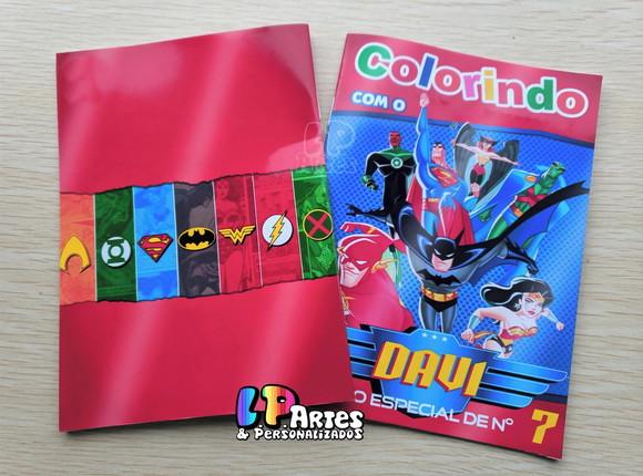 Livro de Colorir - Liga da Justiça