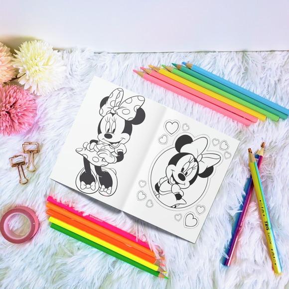 Livro de Colorir - Minnie Rosa