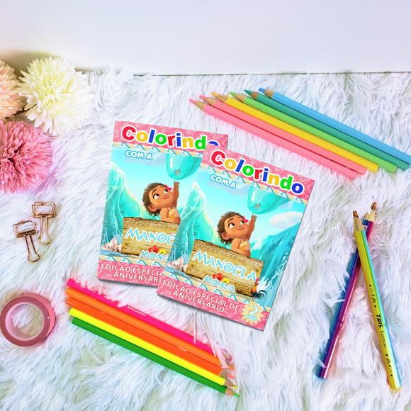Livro de Colorir - Moana Baby 2